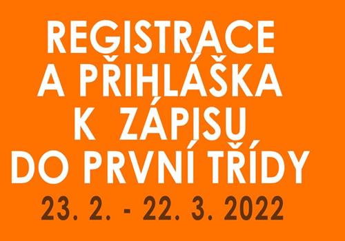 ELEKTRONICKÁ REGISTRACE A PŘIHLÁŠKA K ZÁPISU DO PRVNÍ TŘÍDY 2023/2024